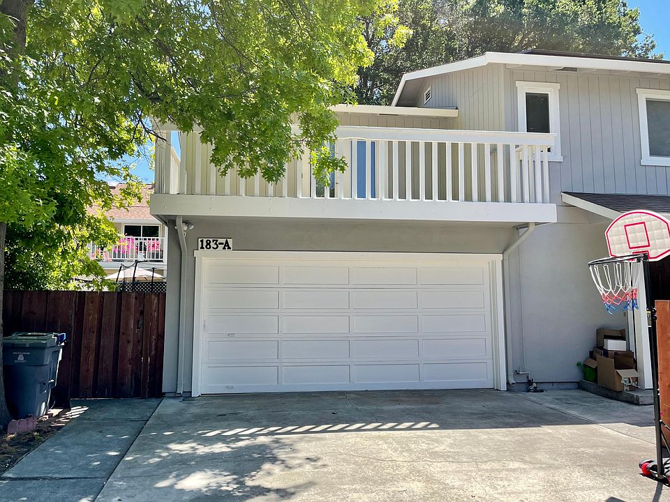 Front door with attached garage