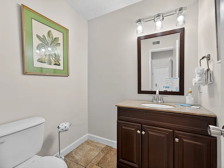 Half bath. First floor