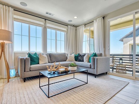 Great room of the Citrus Plan 1 Model Home at New Haven.
