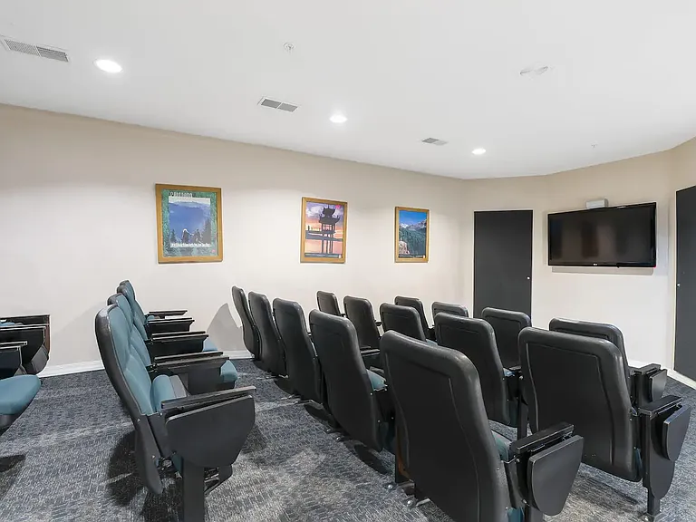 Movie theater at the activities center
