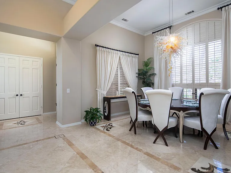Entry way as you walk into this amazing dining room
