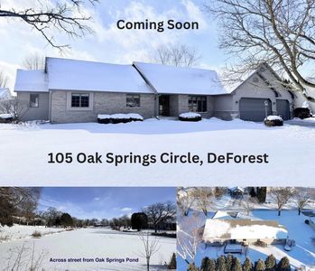 105 Oak Springs Circle, Deforest, WI, 53532