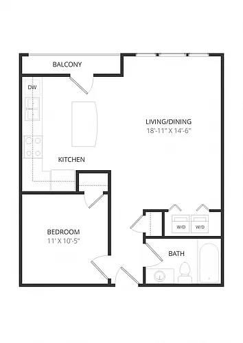 Floor plan Building P PA1