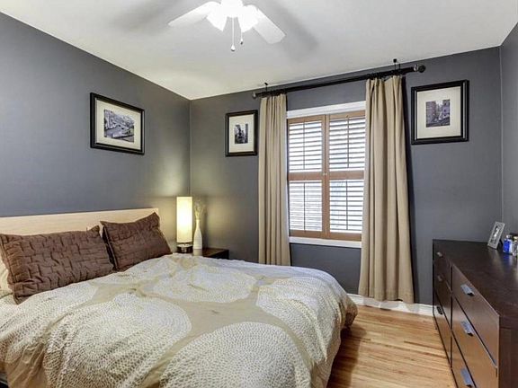 Master bedroom on the main level