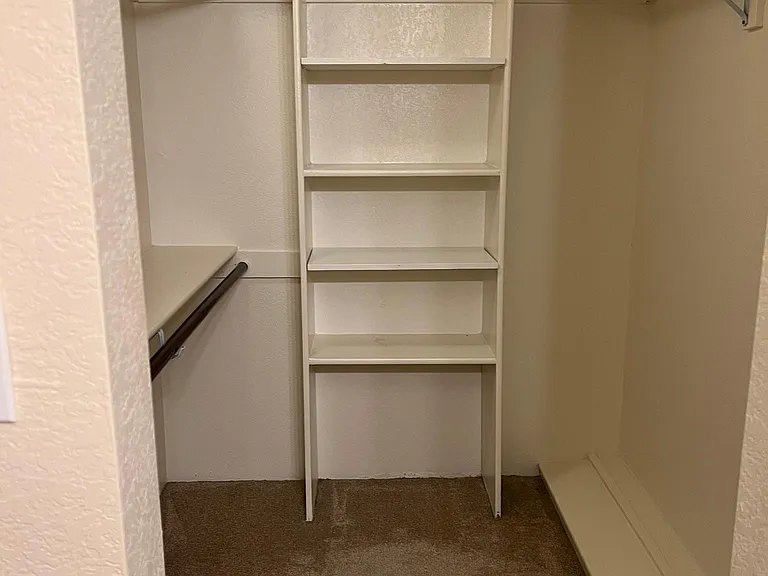 Master walk-in closet