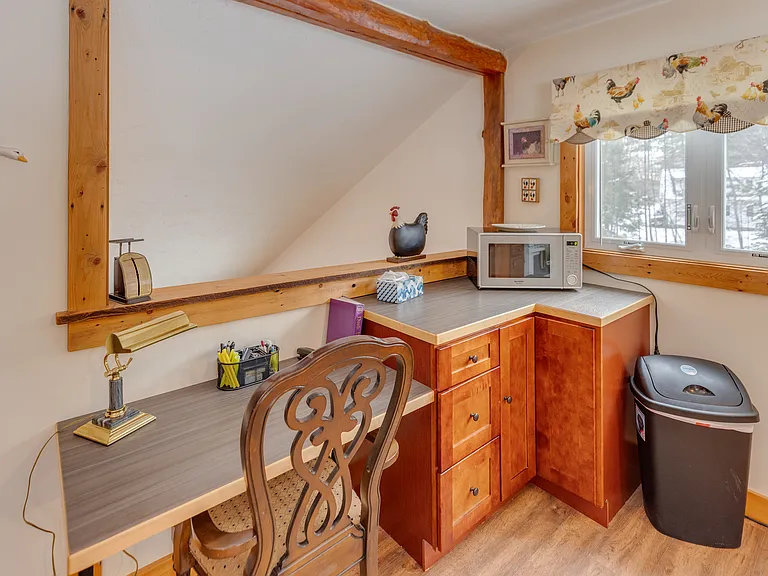 upstairs kitchen desk