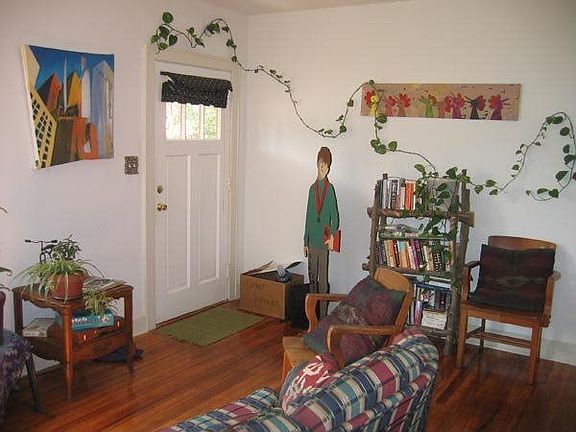 Living Room, front door