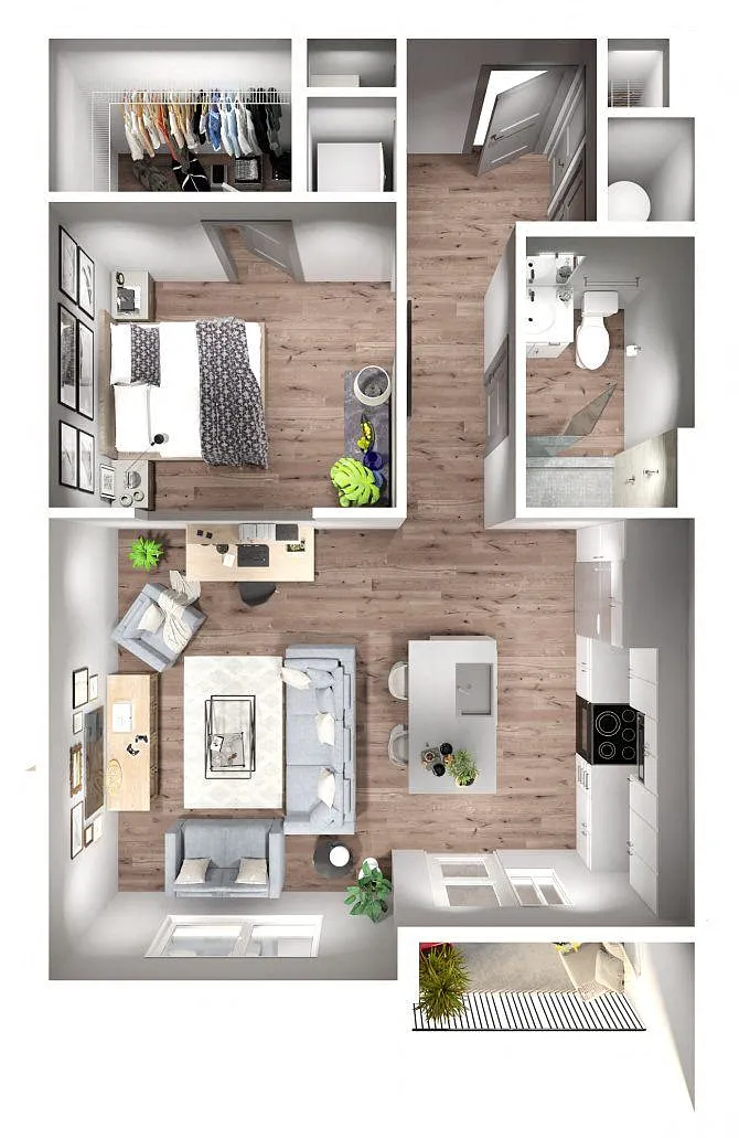 Floor plan Fisher
