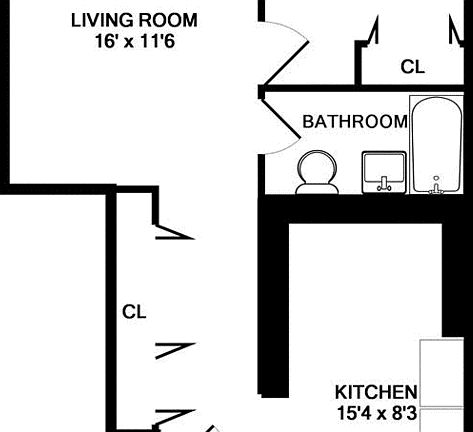 2nd image of 100 W 39th St APT 39E