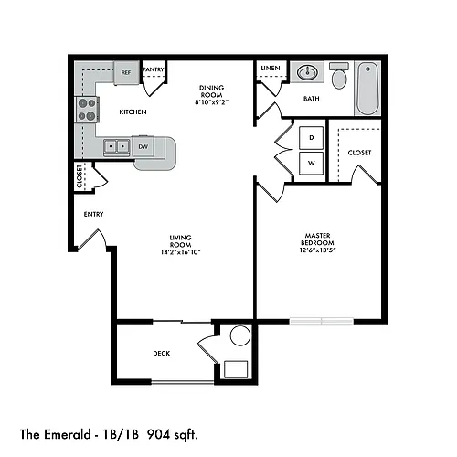 Floor plan The Emerald