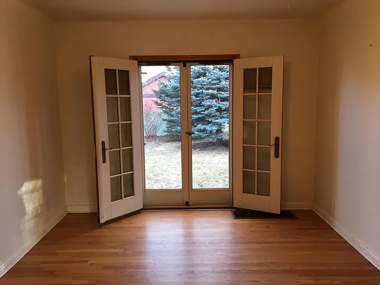 Dining room with French doors to Back Patio