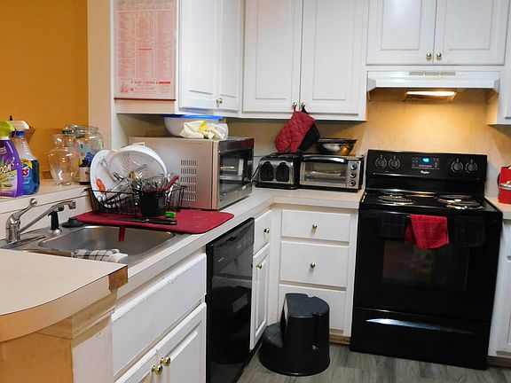 Kitchen with new floors
