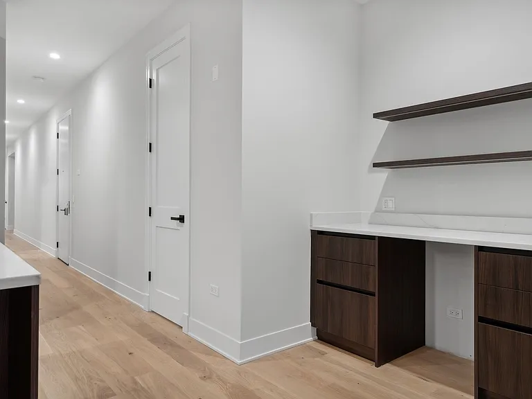 Dry Bar and Hallway