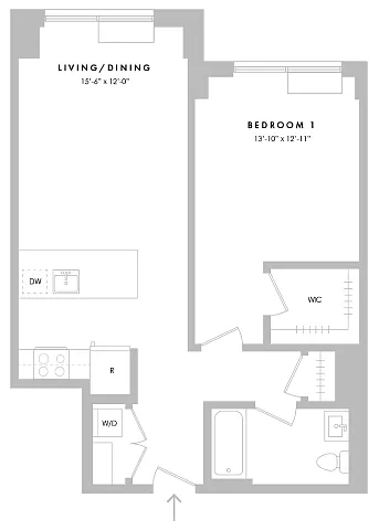 Floor plan A2B