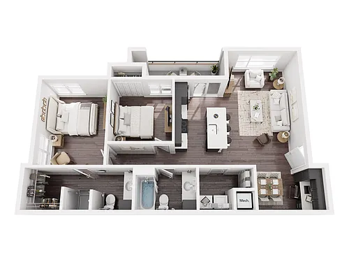 Floor plan B1a