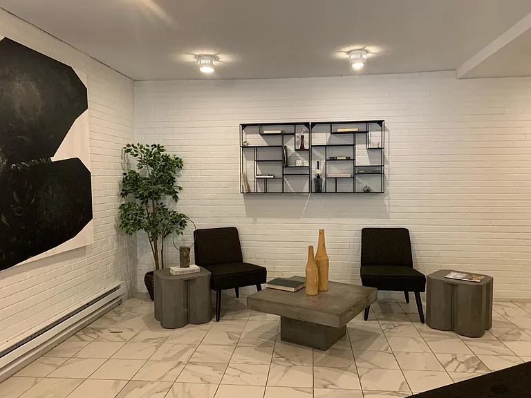 Newly renovated lobby.