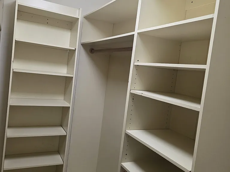 Primary closet