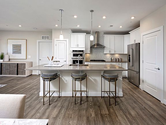 Large Kitchen Island in the New Finn Condo.