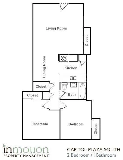 Floor plan 2 Bedroom