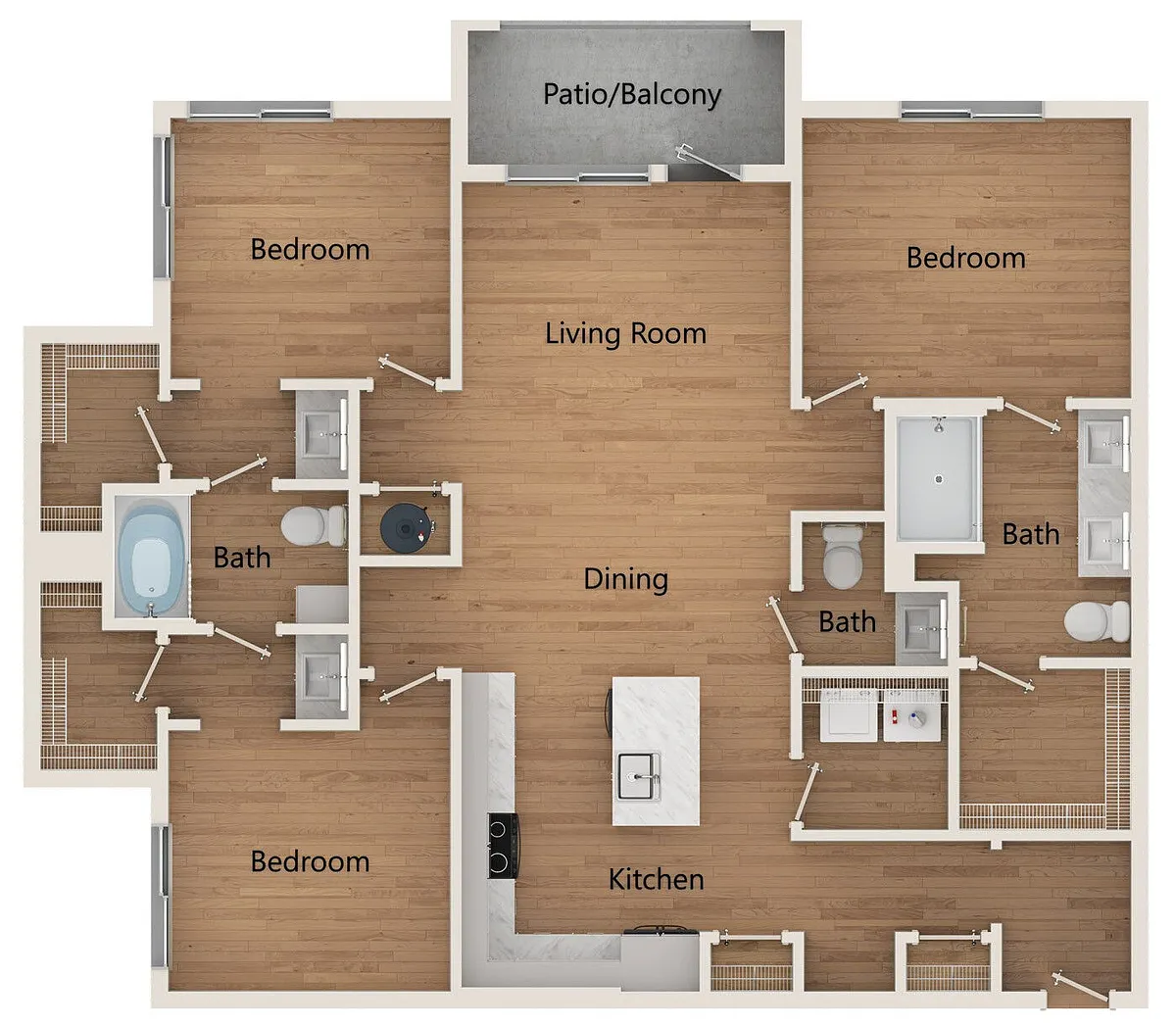 Floor plan C1
