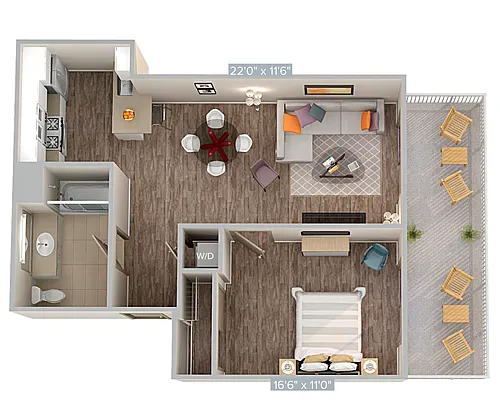 Floor plan A5-722