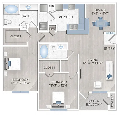 Floor plan B2