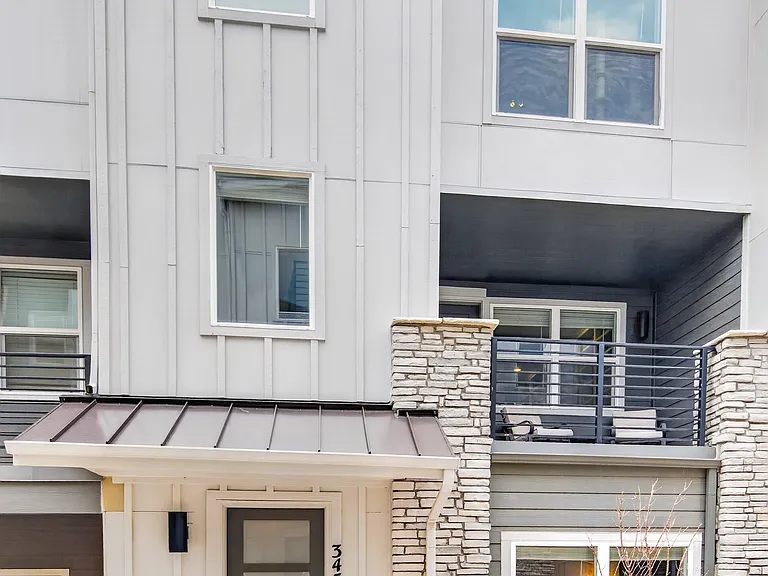 Front door and patio