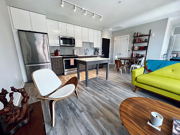 Kitchen and Living Room view