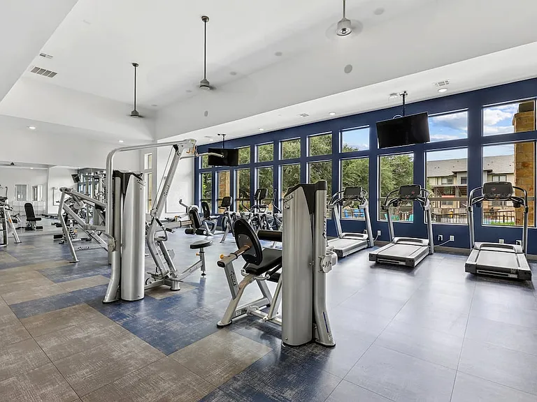 State-of-the-art fitness center with cardio and strength equipment