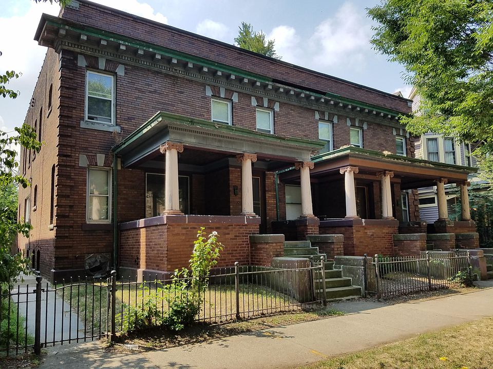 All brick historic townhouse.