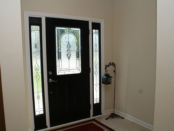 Gorgeous new door in foyer