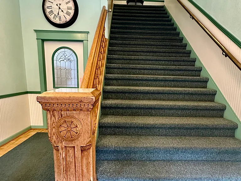 Historic front stairway.