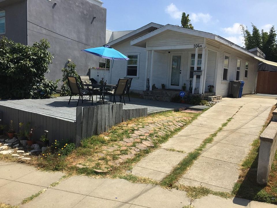 Front of house and deck