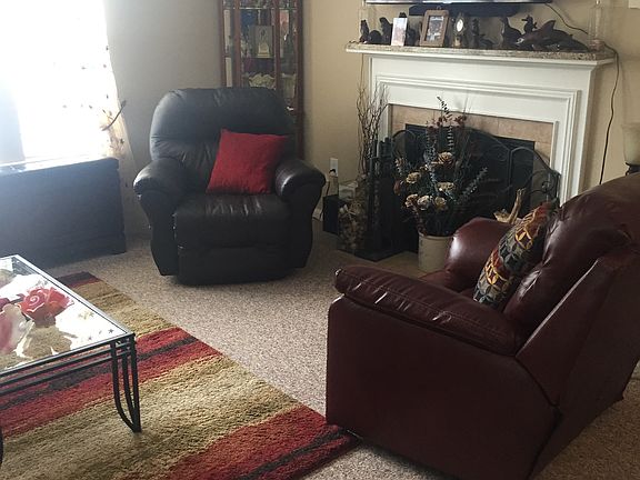 Living Area, Fireplace