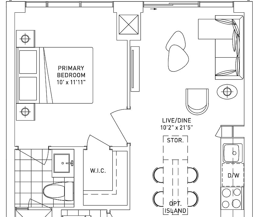 2B-11 Floor Plan