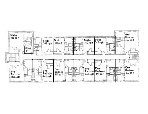 Floor plan Studio