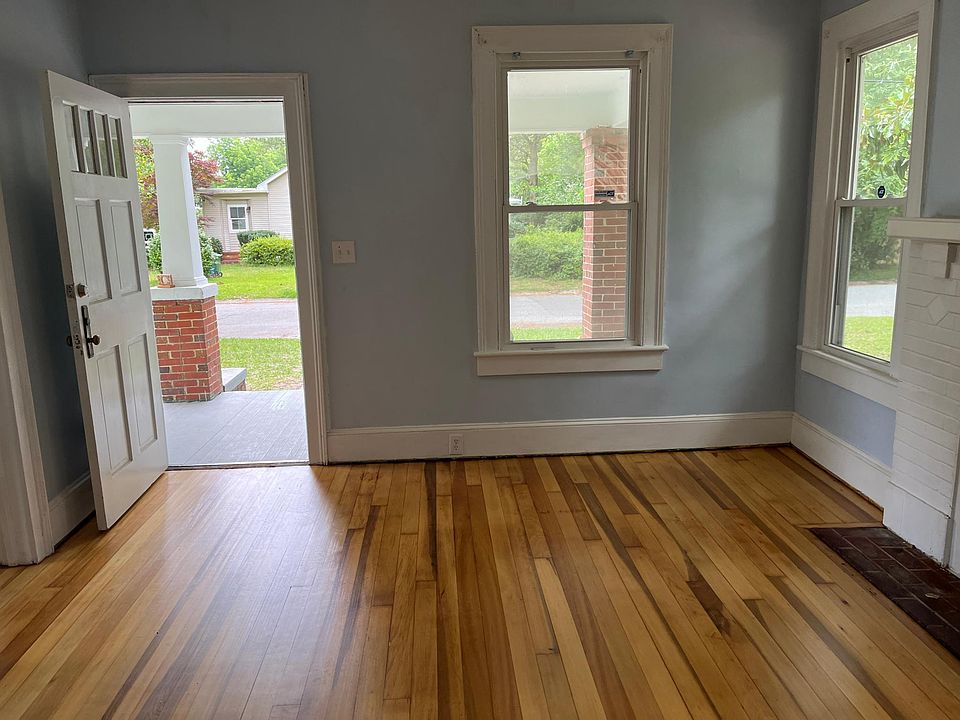 Living room opens onto Front Porch