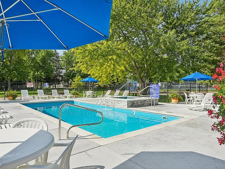 New swimming pool and hot tub!