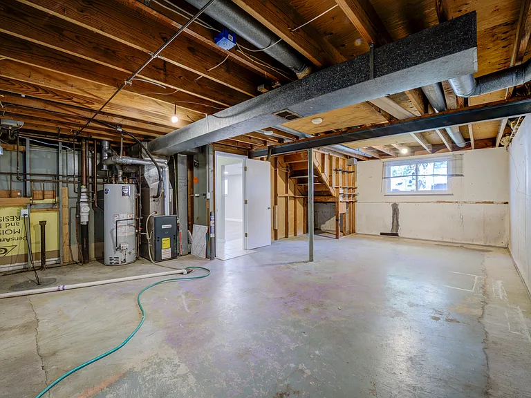Another view of basement storage (to the front).