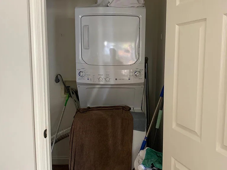 Washer-and-dryer on main floor