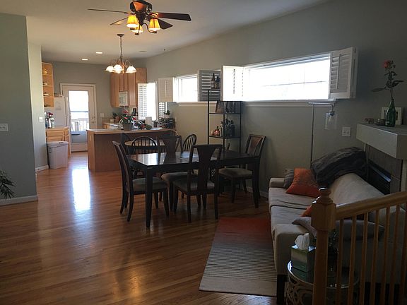 Oak floor living room