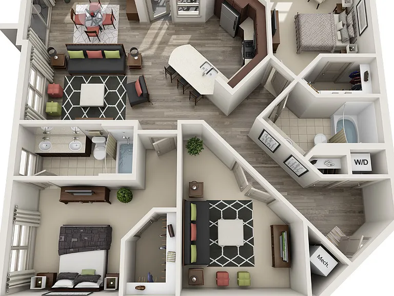 Time Square floor plan The Gramercy