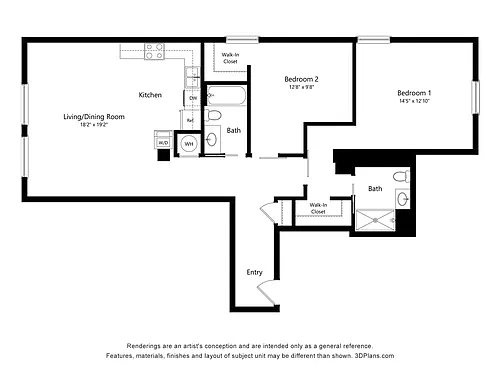 Floor plan Bee Hat B6