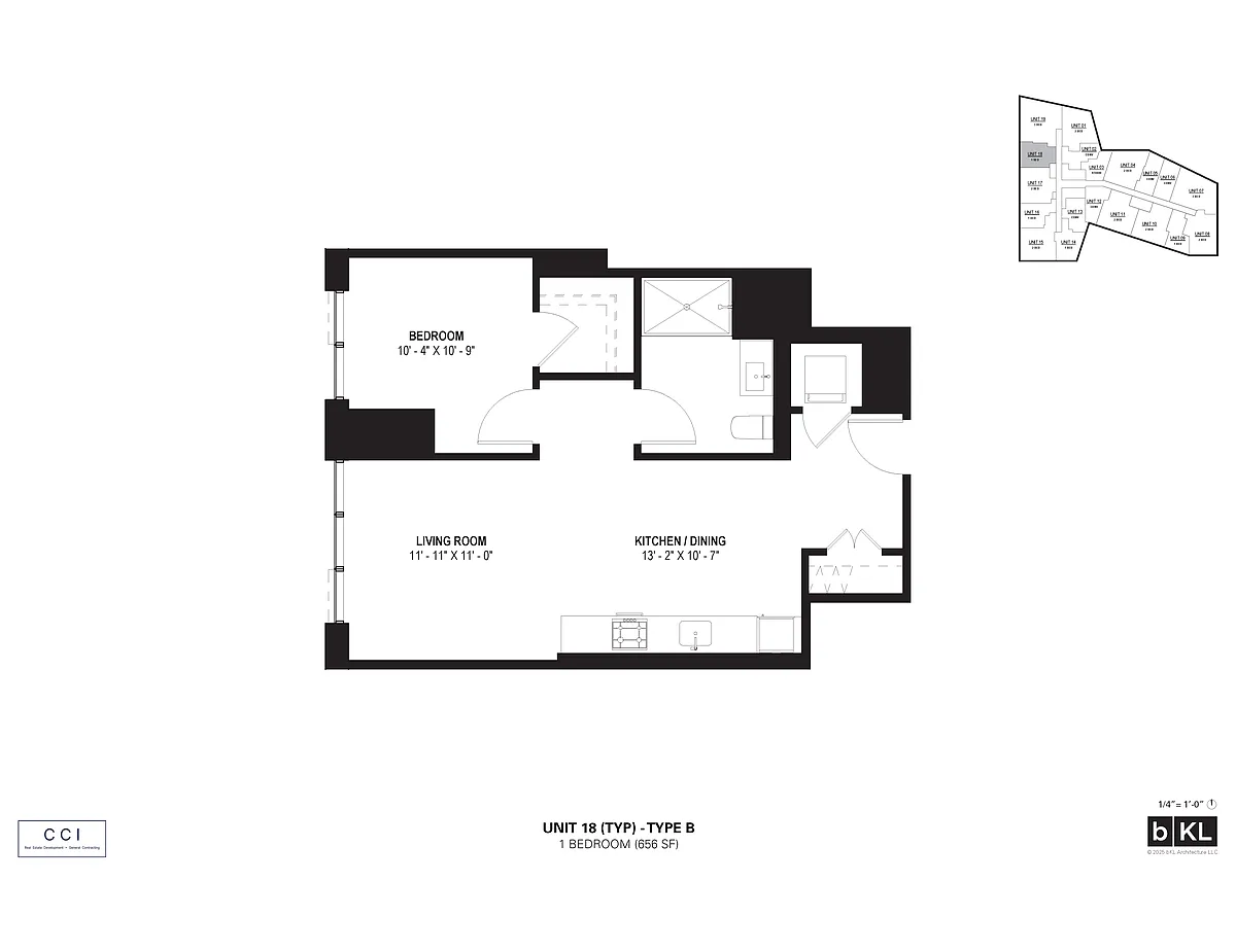 Floor plan Tier 18 - Penthouse