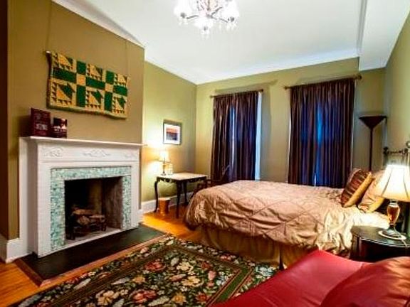 Tempurpedic bed--with massage features--in east-facing bedro