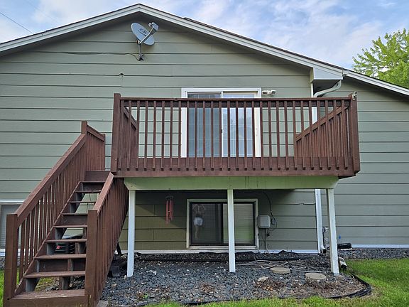 Private Deck with fenced back yard.