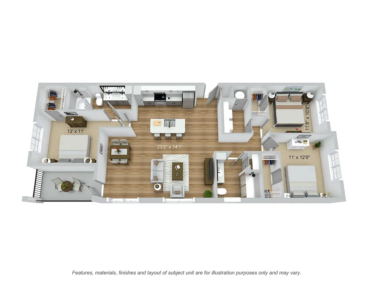 Floor plan Train 3.2