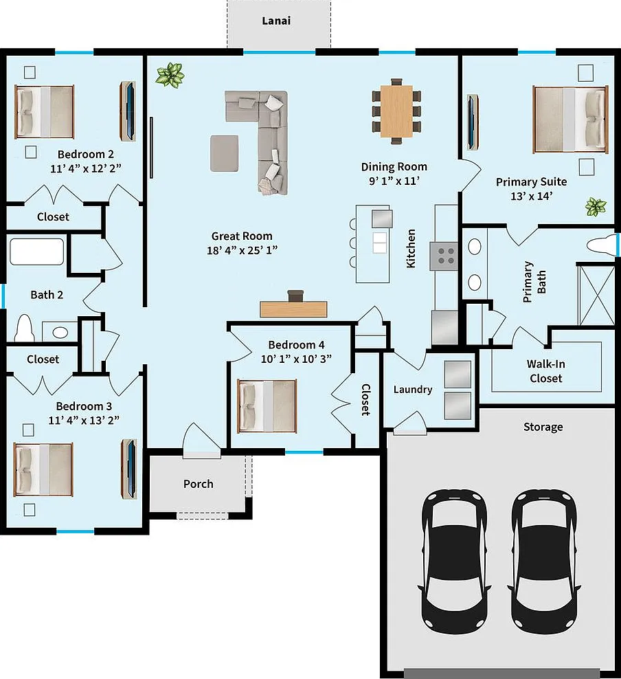 Brand-New 4BR Home for Rent on Diplomat Pkwy Be the First to Live Here — Photo 3