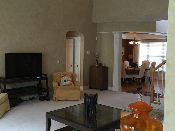 vaulted ceiling family room