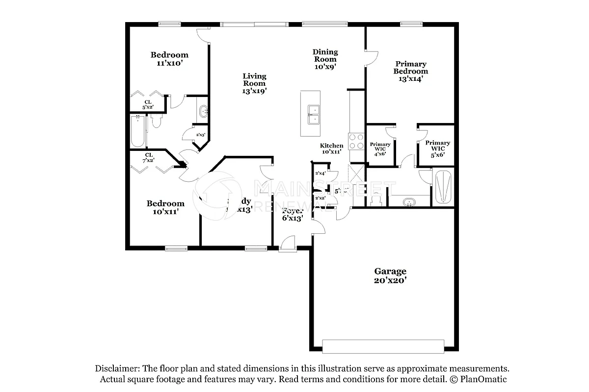 Floor Plan - 3318 34th St SW #W